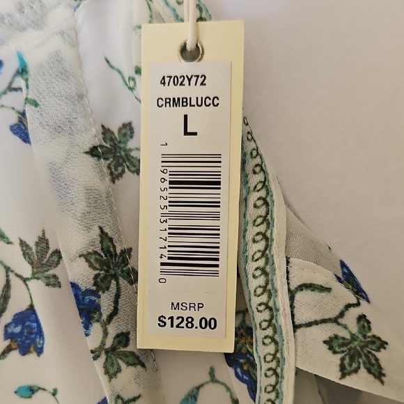 Floral Print Women's Top - Picture 5 of 6